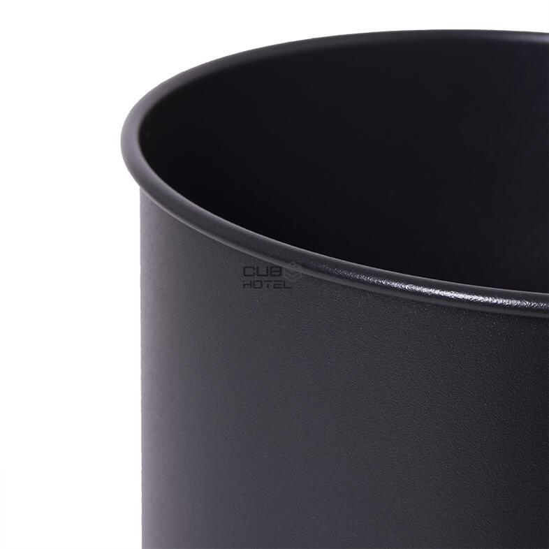 Bandeja de papel negra para hotel 13,5 L